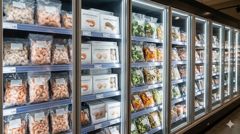 Tiefkühl und Meeresfrüchte